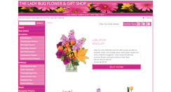 Desktop Screenshot of ladybugflowersandgifts.com