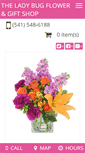 Mobile Screenshot of ladybugflowersandgifts.com